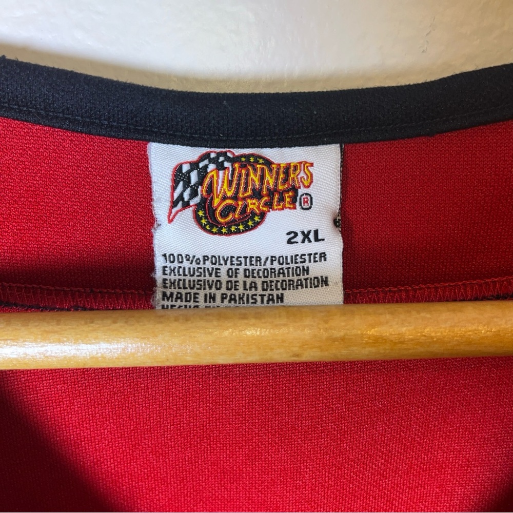Dale Earnhardt Jr Winner’s Circle Budweiser Baseball Jersey Tshirt Red Mens 2XL - Picture 5 of 6